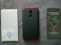 Maskica i kaljeno staklo za Redmi Note 5 plus
