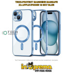 MASKICA MASKA FUTROLA ZA IPHONE 15 TECH MAGSHINE MAGSAFE SVIJETLOPLAVA