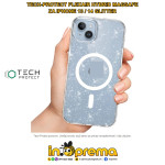 MASKICA MASKA ZA IPHONE 13 14 MAGSAFE TECH FLEXAIR GLITTER
