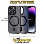 MASKICA MASKA ZA IPHONE 14 PRO MAX MAGSAFE TECH MAT CRNA FUTROLA