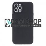 Mat TPU silikonska zaštitna maskica iPhone 12 Pro Max crna