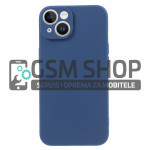 Mat TPU silikonska zaštitna maskica iPhone 15 plava
