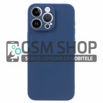 Mat TPU silikonska zaštitna maskica iPhone 15 Pro plava