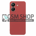 Mat TPU silikonska zaštitna maskica za Xiaomi Redmi 13C crvena