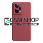 Mat TPU silikonska zaštitna maskica Xiaomi Redmi Note 12 5G crvena