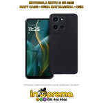 MOTOROLA MOTO G 5G 2025 MASKICA MAT CRNA MASKA FUTROLA TORBICA TPU
