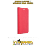PREKLOPNA MASKICA ZA IPHONE 17 LUNA BOOK CRVENA FUTROLA TORBICA