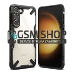 RINGKE Fusion X prozirno crna maskica Samsung Galaxy S23 Plus 5G
