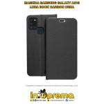 SAMSUNG A21S MASKICA PREKLOPNA LUNA CARBON CRNA MASKA FUTROLA TORBICA