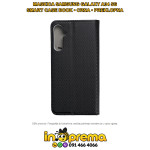SAMSUNG A34 5G MASKICA PREKLOPNA CRNA MASKA FUTROLA TORBICA SMART