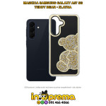 SAMSUNG A57 5G MASKICA MEDVJEDIĆ TEDDY ZLATNA MASKA FUTROLA TORBICA