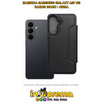 SAMSUNG A57 5G MASKICA PREKLOPNA RAZOR CRNA MASKA FUTROLA TORBICA