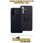 SAMSUNG A57 MASKICA PRSTEN STALAK CRNA MASKA FUTROLA TORBICA