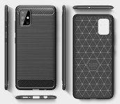SAMSUNG GALAXY A51 5G MASKICA MASKA FUTROLA TORBICA CARBON FORCELL
