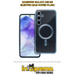 SAMSUNG GALAXY A55 5G MASKICA MAGSAFE ELECTRO MAG PLAVA PROZIRNA