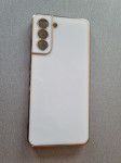 Samsung S21 bijelo zlatna maska
