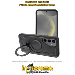 SAMSUNG S25 EDGE MASKICA FROST ARMOR CRNA MASKA FUTROLA