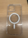 Slikonska maskica za iPhone 13 PRO MAX - PROZIRNA - MagSafe look