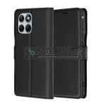 Techsuit preklopna novčanik torbica za Motorola Edge 70 Fusion 5G crna