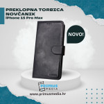 Torbica iPhone 15 PRO MAX preklopna book torbica /novčanik