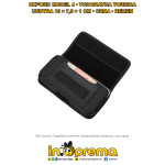 TORBICA ZA MOBITEL POJAS VODORAVNA OXFORD 4 CRNA 16X7.5X1CM
