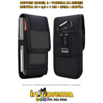 TORBICA ZA MOBITEL REMEN FUTROLA OXFORD 2 CRNA 13X6.5X1CM KOPČA