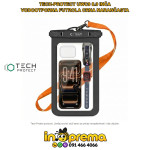 VODOOTPORNA FUTROLA TORBICA ZA MOBITEL 8.9 TECH UWC9 CRNO NARANČASTA