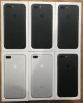6 kutija za Apple iPhone 7 Plus= Jet Black + Black + Silver / 32+128GB