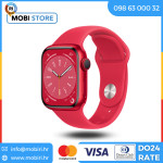 Apple Watch Series 8 41mm Aluminium RED Case with Sport Band RED