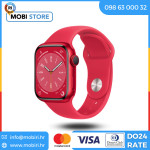 Apple Watch Series 8 45mm Aluminium RED Case with Sport Band RED