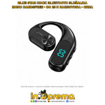 BLUETOOTH SLUŠALICA ZA RAZGOVORE HANDSFREE BLUE STAR HOOK CRNA