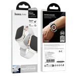 HOCO METALNI MILANESE REMEN ZA APPLE WATCH 44 45 46 49 MM SREBRNI