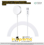 MAGNETNI PUNJAČ KABEL ZA APPLE WATCH USB-C 120CM BIJELI TECH-PROTECT