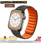 MAGNETSKI REMEN NARUKVICA ZA APPLE WATCH 42 44 46 49MM CRNA NARANČASTA