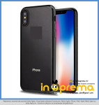 MASKICA ZA IPHONE X 10 ZAŠTITNA FUTROLA CRNA PROZIRNA