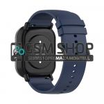 Mekani glatki silikonski remen za sat 20mm Galaxy Watch 4 itd. plavi
