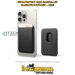 NOVČANIK MAGSAFE ZA IPHONE DRŽAČ KARTICA MAGNETSKI TECH CH01 CRNI