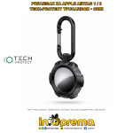 PRIVJESAK MASKICA ZA APPLE AIRTAG 1 2 TECH CRNI CARBON