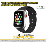 REMEN NARUKVICA ZA APPLE WATCH 2 3 4 5 6 SE 42 44MM SILIKONSKI CRNI