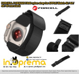 REMEN NARUKVICA ZA APPLE WATCH 42 44 45 49MM FORCELL F-DESIGN CRNI