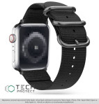 REMEN NARUKVICA ZA APPLE WATCH 42 44 45 MM TECH SCOUT CRNA
