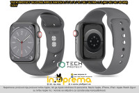 REMEN NARUKVICA ZA APPLE WATCH 44 45 46 49 MM TECH SILIKONSKI SIVI
