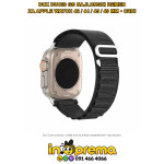 REMEN NARUKVICA ZA APPLE WATCH ULTRA 49 45 44 42MM DUX DUCIS CRNI