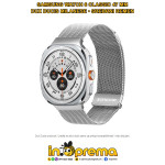 REMEN NARUKVICA SAMSUNG WATCH 6 CLASSIC 47MM DUX DUCIS ČELIČNI SREBRNI