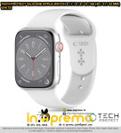 REMEN NARUKVICA SILIKONSKA ZA APPLE WATCH 40 41 42 MM TECH BIJELA