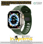 SILIKONSKI REMEN ZA APPLE WATCH 42 44 45 49MM ZELENI TECH-PROTECT