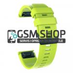 Silikonski remen za sat Garmin Fenix 3, 5X, 6X 26mm zeleni