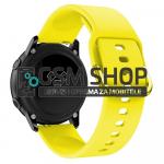 Silikonski remen za sat širine 22 mm Garmin Active Watch GT2 žuti