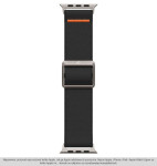 SPIGEN FIT LITE ULTRA REMEN ZA APPLE WATCH 44 45 46 49 MM CRNI