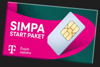 T-INTERNET SIM  Kartica uključuje 40 GB Internet ,RAČUN
